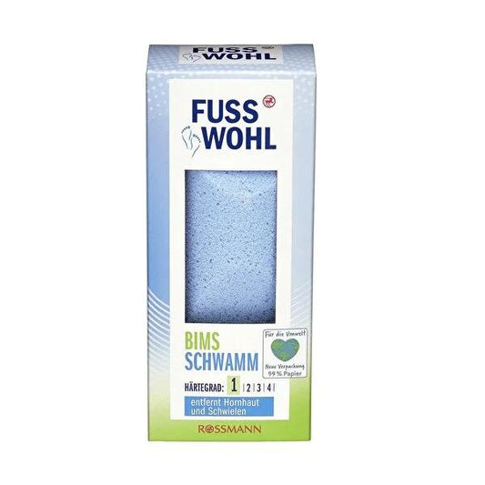 Fusswohl Foot Pumice Stone with Narince Oil - Gentle Callus Remover for Foot Hygiene