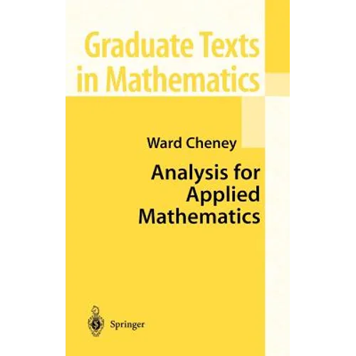 Analysis for Applied Mathematics - Hardcover