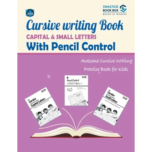 SBB Cursive Writing Book Capital and Small Letters with Pencil control - Paperback