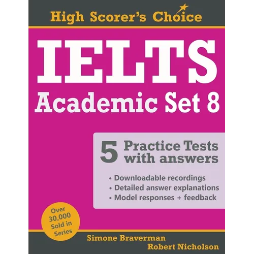 IELTS 5 Practice Tests, Academic Set 8: Tests No. 36-40 - Paperback