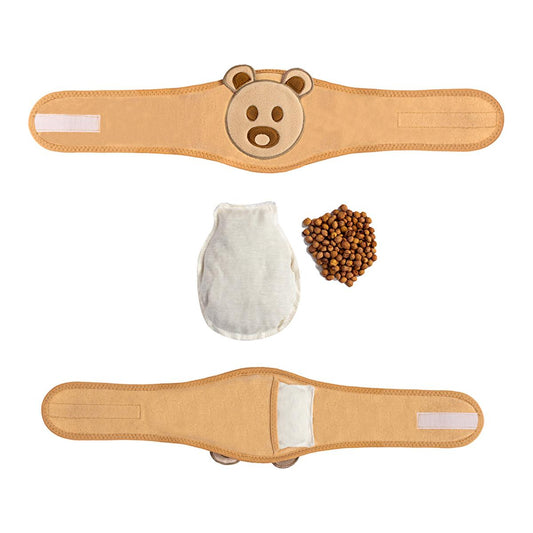 Sevi Bebe Natural Cherry Pit Baby Belly Relief Belt - Organic Gas Relief for Infants, Eco-Friendly Baby Comfort Solution