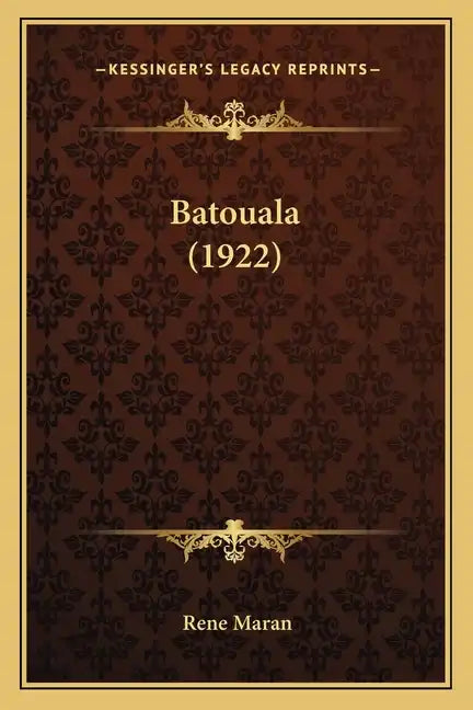 Batouala (1922) - Paperback