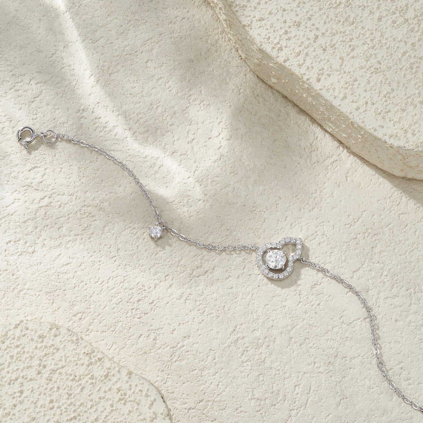 New Sterling Silver Gourd Bracelet For Women