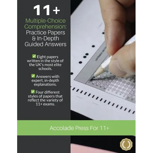 11+ Multiple-Choice Comprehension: Practice Papers and In-Depth Guided Answers: CEM, GL and Independent School 11 Plus English Exams - Paperback