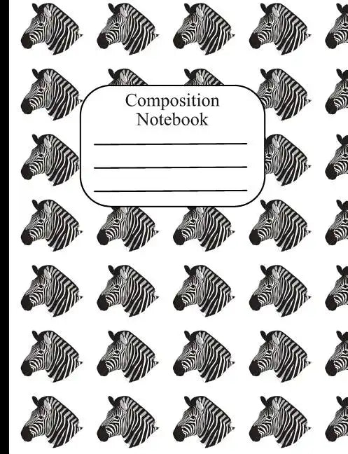 Composition Notebook: Zebra Polka Dot Wide Ruled Composition Book - 120 Pages - 60 Sheets - Paperback
