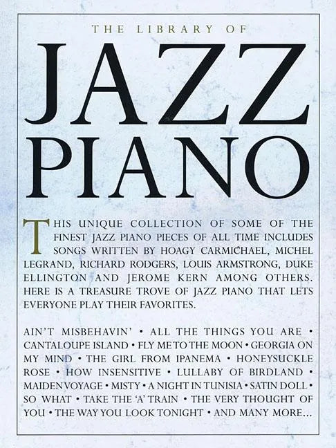 The Library of Jazz Piano - Paperback