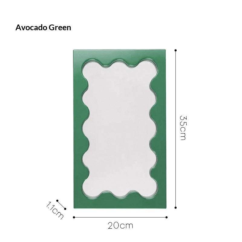 New Square Wave Pattern Vanity Mirror Wall Mirror Entryway Mirror