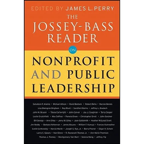 The Jossey-Bass Reader on Nonprofit and Public Leadership - Paperback