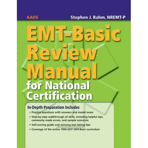Emt-Basic Review Manual for National Certification - Paperback