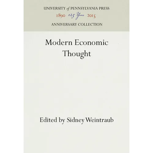 Modern Economic Thought - Hardcover
