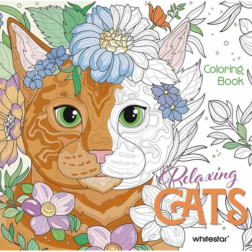 Relaxing Cats Coloring Book - Paperback