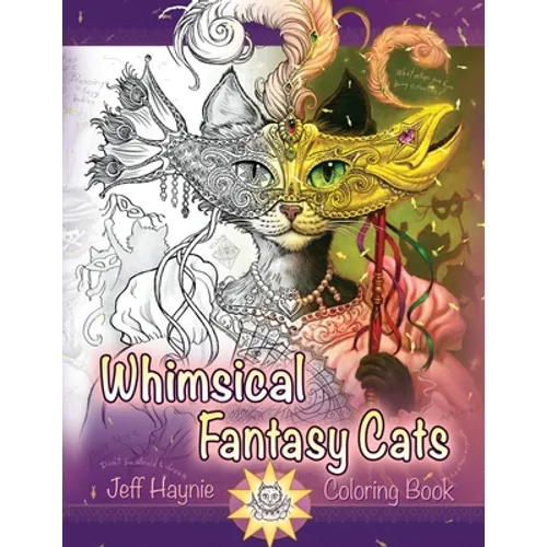 Whimsical Fantasy Cats - Paperback