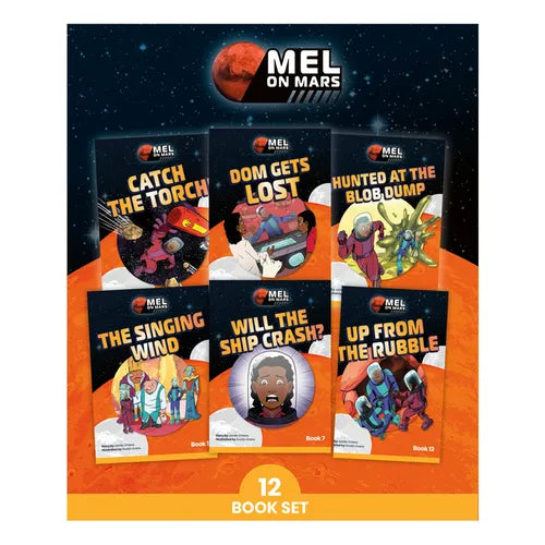 Phonic Books Mel on Mars: Decodable Books for Older Readers (CVC, Consonant Blends and Consonant Teams) - Paperback