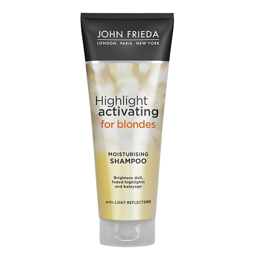 John Frieda Sheer Blonde Shampoo for Blonde Hair - 250ml, Enhances Color & Shine with Avocado Oil & Vitamin C