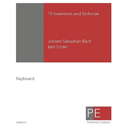 Bach: 15 Inventions And Sinfonias - Paperback