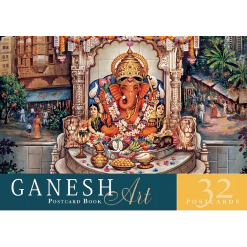 Ganesh Art Postcard Book - Novelty