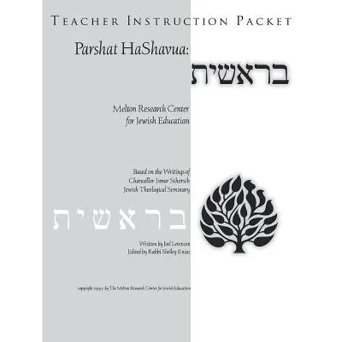 Parshat HaShavuah: Genesis (Teacher's Guide Bereshit) - Paperback