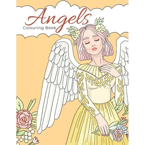 Angels Colouring Book: 30 Angelic Tarot Colouring Pages - Paperback