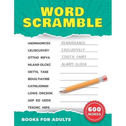 Word Scramble Books for Adults: Word Unscramble Games With Eleven Letters - Paperback