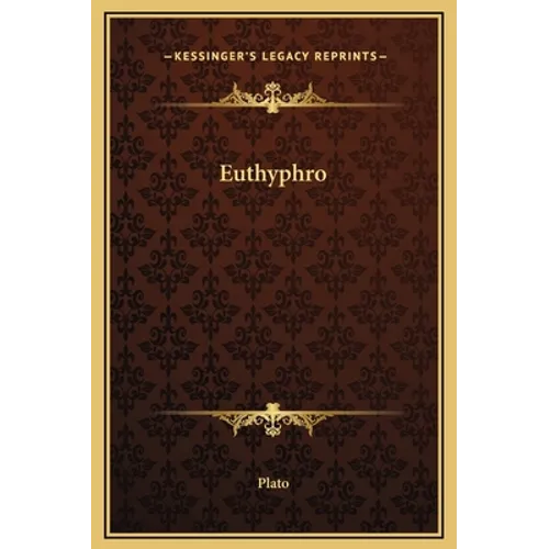 Euthyphro - Hardcover