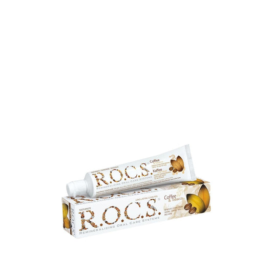 Rocs Coffee & Tobacco Stain Remover Toothpaste for Oral Hygiene - 74g