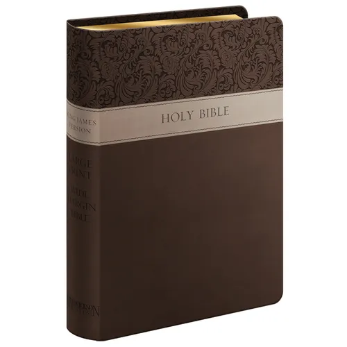 Large Print Wide Margin Bible-KJV - Imitation Leather