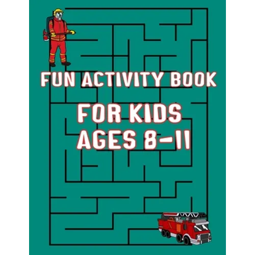 Fun Activity Book For Kids Ages 8-11: Mazes and Dot to Dot and Word search - Paperback