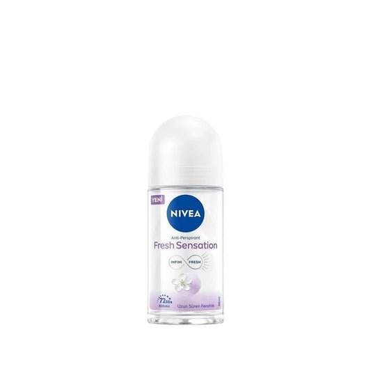 Nivea Fresh Sensation Roll-On Deodorant for Women, 50 ml - Long Lasting Freshness & Odor Protection