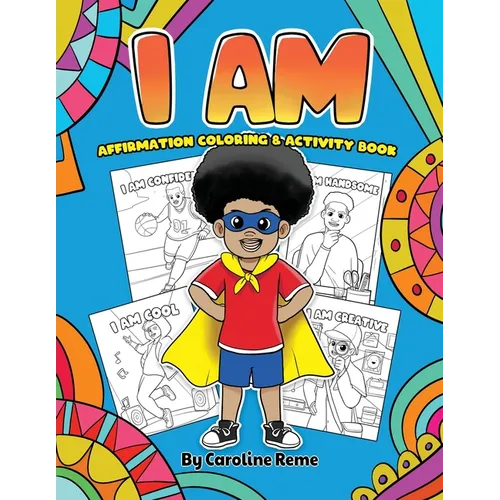 I AM affirmation coloring and activity book - Paperback