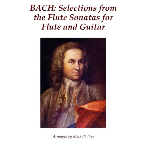 Bach: Selections from the Flute Sonatas for Flute and Guitar - Paperback