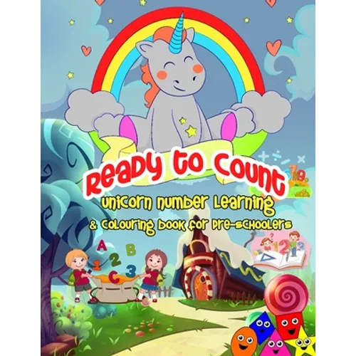 Ready To Count: Unicorn Maths Activity Book for Toddlers and Preschoolers: Maths activity book for toddlers and preschoolers - Paperback