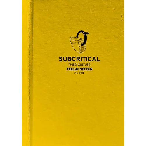 Subcritical: Third Culture Field Notes - Paperback