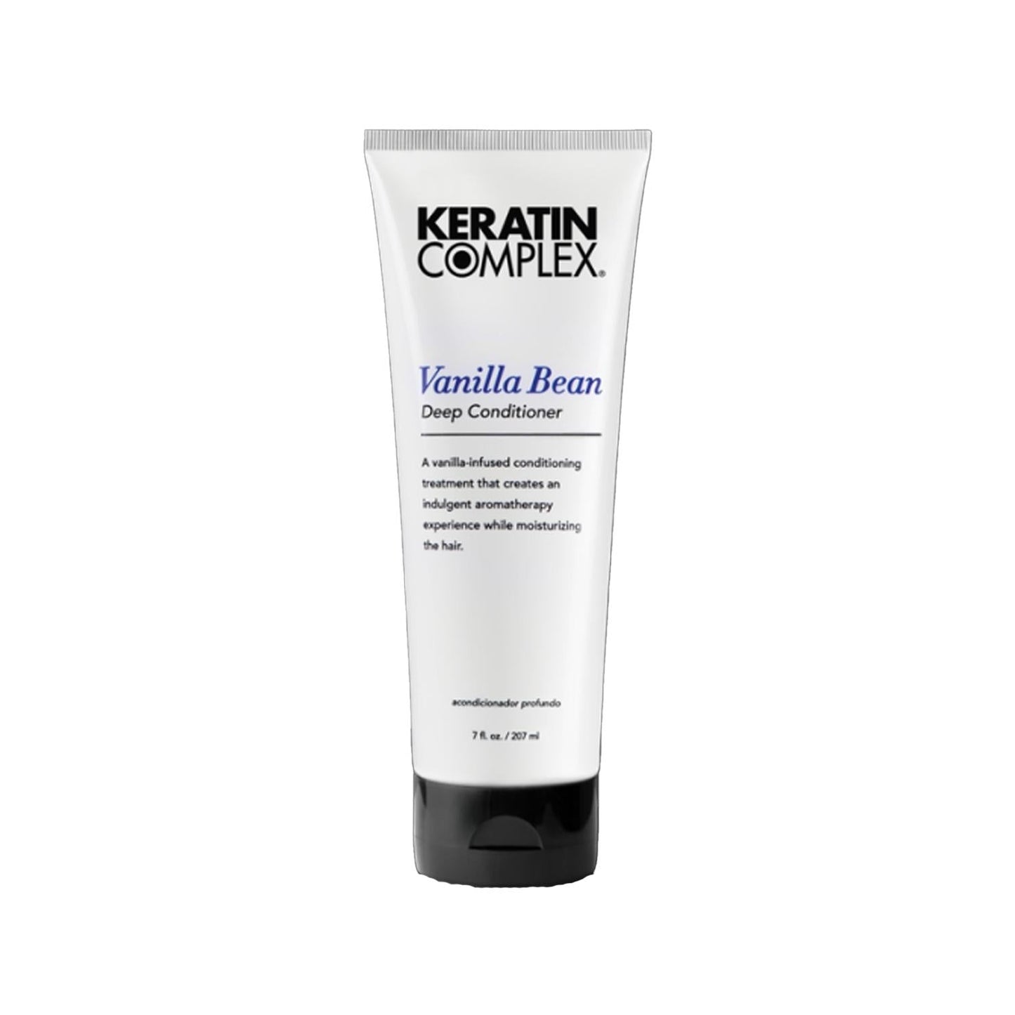 Keratin Complex Keratin Hair Cream with Vanilla Bean Fragrance - Moisturizing Hair Care for Dry or Damaged Hair, 7.01 fl oz