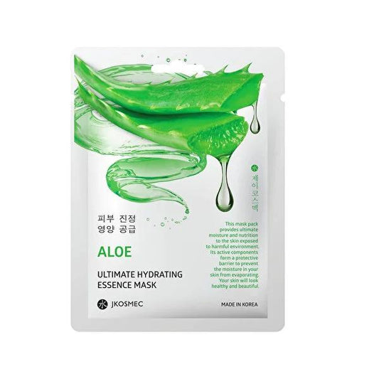 JKosmec Ultimate Hydrating Aloe Vera Face Mask - Soothing, Natural Skincare for Dry Skin