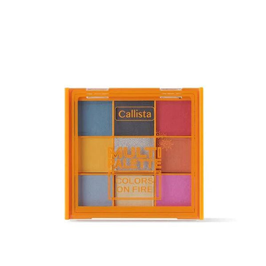 Callista 101 Colors On Fire Eyeshadow Palette - Multi-color Eyeshadow with Matte, Shimmer & Metallic Finishes