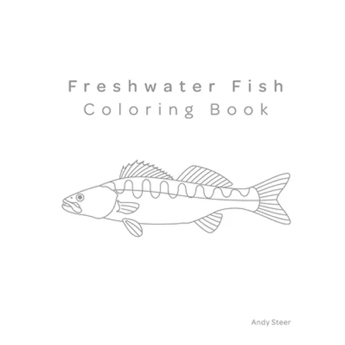 Freshwater Fish Coloring Book - Paperback