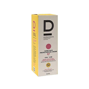 Dermoskin Ultra Face Protection Sun Screen SPF97 Gel Cream for All Skin Types - High SPF Sun Protection, Non-Greasy, Water-Resistant