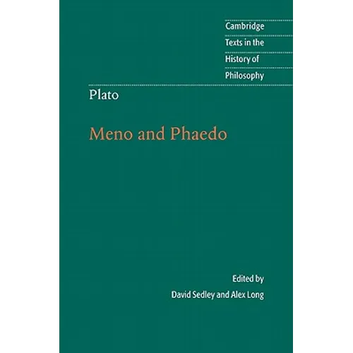 Plato: Meno and Phaedo - Hardcover