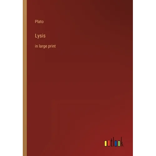 Lysis: in large print - Paperback