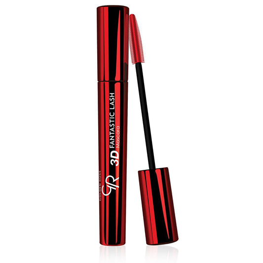 Golden Rose 3D Fantastic Lash Mascara - Volumizing, Lengthening, Long-Lasting Makeup for Dramatic Lash Look