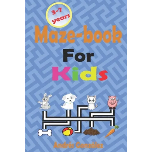 Maze-book for Kids - 3-7 Years - Paperback