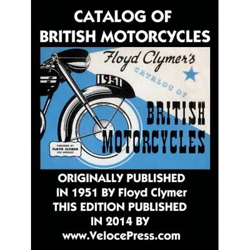 Catalog of British Motorcycles - Paperback