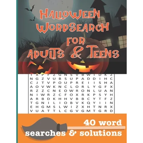 Halloween Wordsearch: For Adults and Teens - Paperback