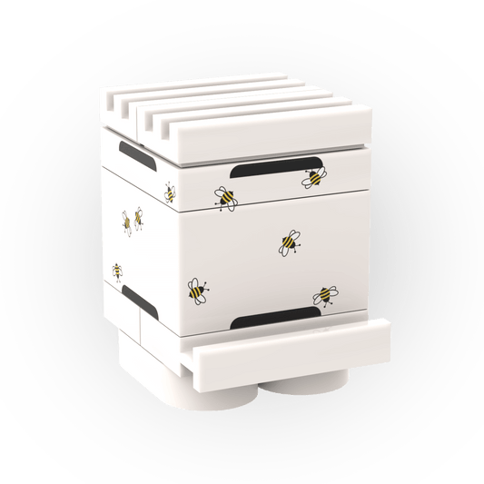 Bee Hive - Custom Printed - Made Using LEGO® Parts