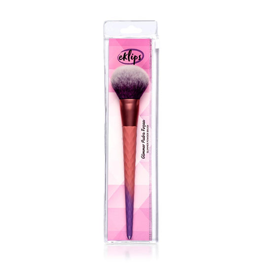 Eklips Glimmer: Achieve a Flawless Finish with Our Versatile Powder & Makeup Blending Brush - Dense Bristles for Even, Smooth Application