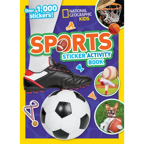 National Geographic Kids Sports Sticker Activity Book: Over 1,000 Stickers! - Paperback
