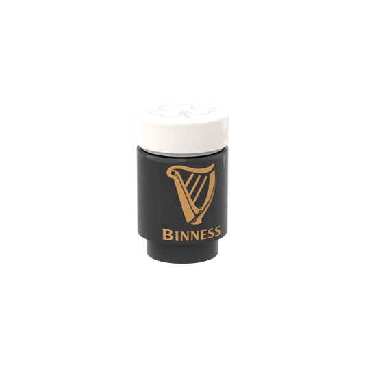 Binness Pint - Bar Drink - Custom Printed - Created Using LEGO® Parts