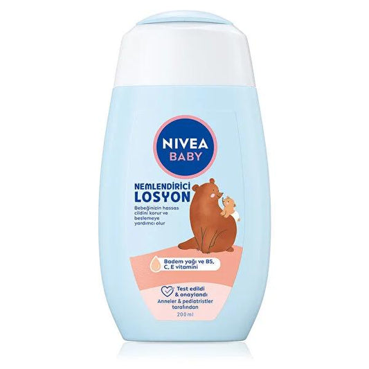 Nivea Baby Moisturizing Lotion - Gentle, Hypoallergenic Skincare for Infants - 6.76 fl oz