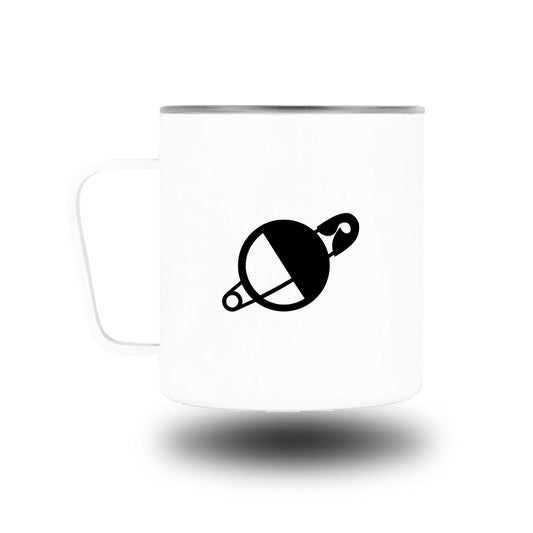 Space Camp x BLACKBIRD x MIIR - 2020 Mug - White with Safety Pin Saturn