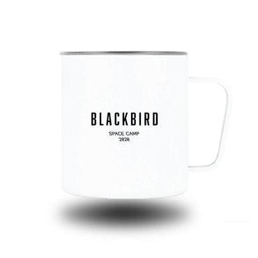 Space Camp x BLACKBIRD x MIIR - 2020 Mug - White with Safety Pin Saturn